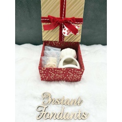 COFFRET CADEAU VELOUR ROUGE