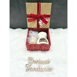 COFFRET CADEAU VELOUR ROUGE