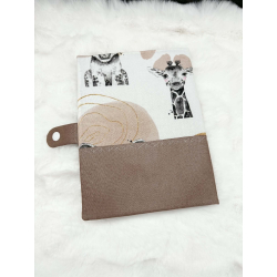 PROTÈGE CARNET DE SANTÉ ZÈBRE