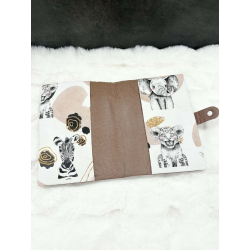 PROTÈGE CARNET DE SANTÉ ZÈBRE