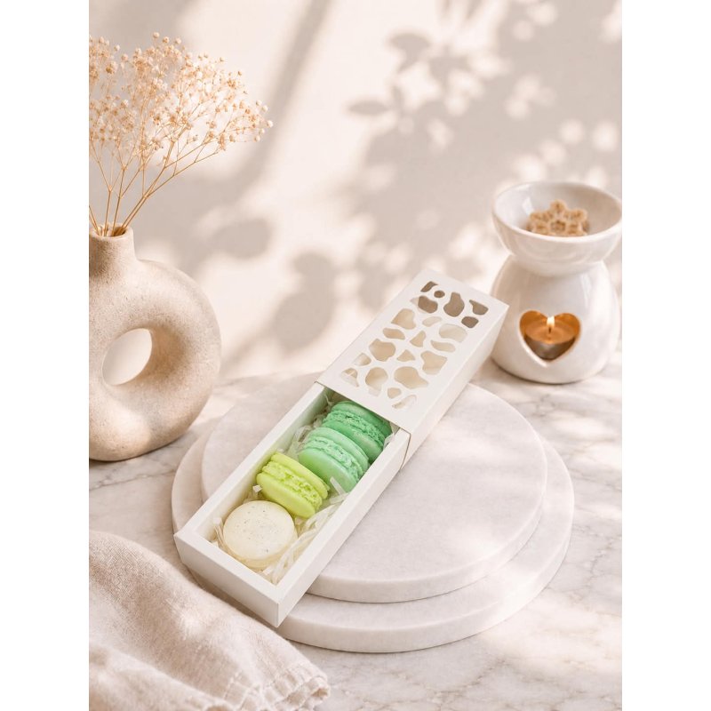 COFFRET MACARONS VERT